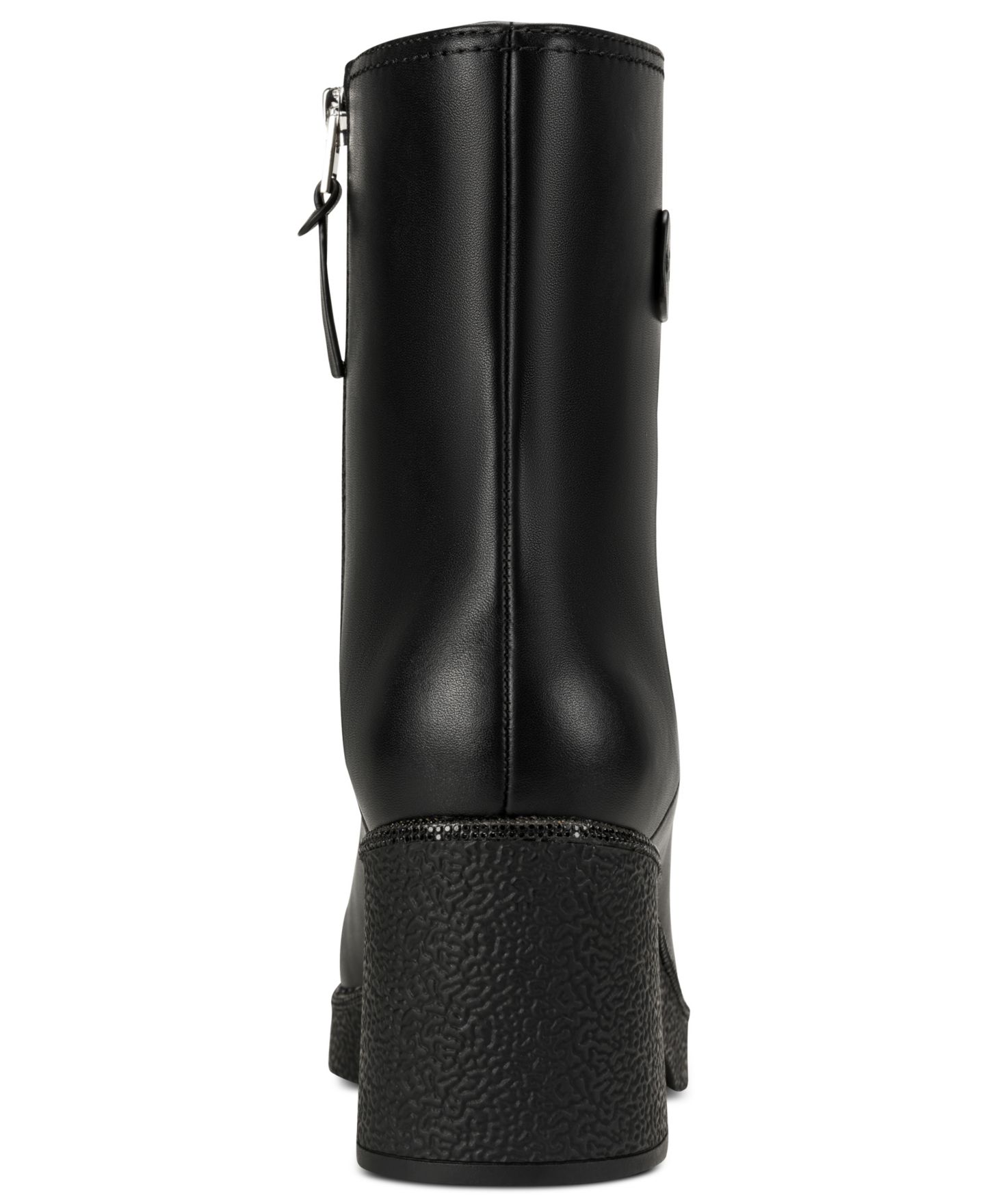 Женские ботинки DKNY Traci Block Heel Booties, цвет: Чёрный — фото 5