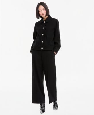 Women's Jewel Button Lady Work Jacket