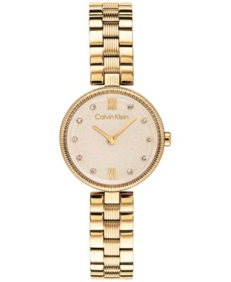 Women's Gleam Gold-Tone Stainless Steel Bracelet Watch 24mm