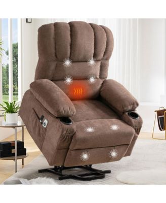 Power Electric massage lift recliner chair, suitable for the elderly, with heating and vibration functions, with USB