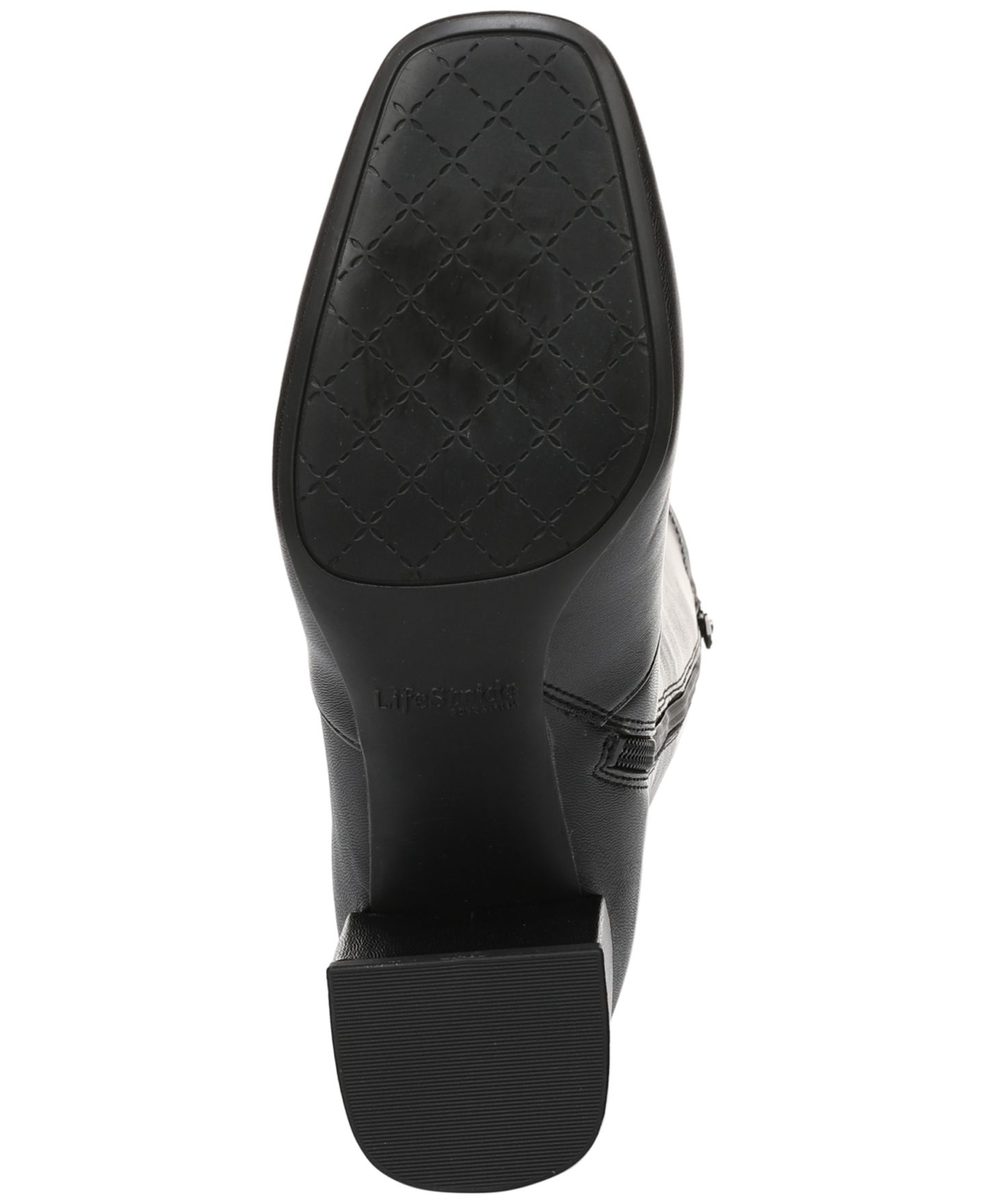 Женские ботинки LifeStride Cohen Zipper Tall, цвет: Чёрная искусственная кожа — фото 5