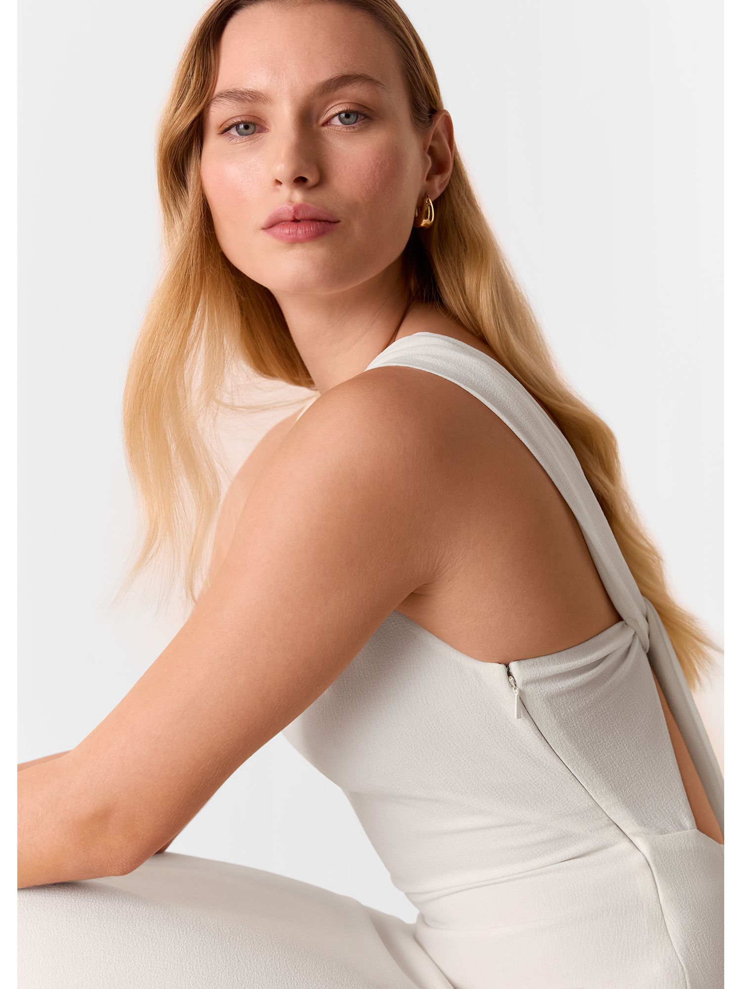 Women's Sleeveless Tie Back Maxi Dress
