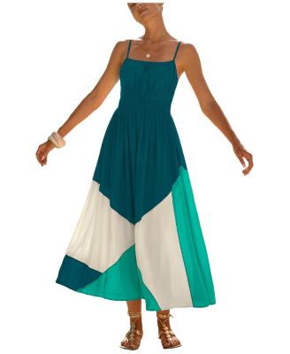 Women's Sunny Honey Colorblock Maxi Beach Dress