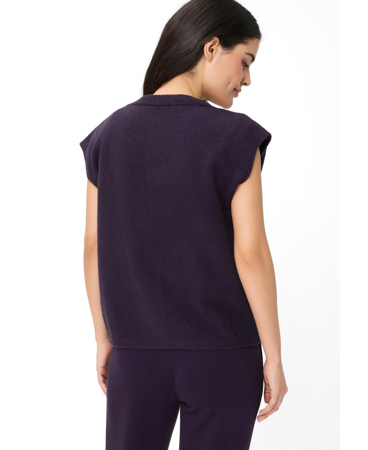 Women's Cropped Sweater Vest