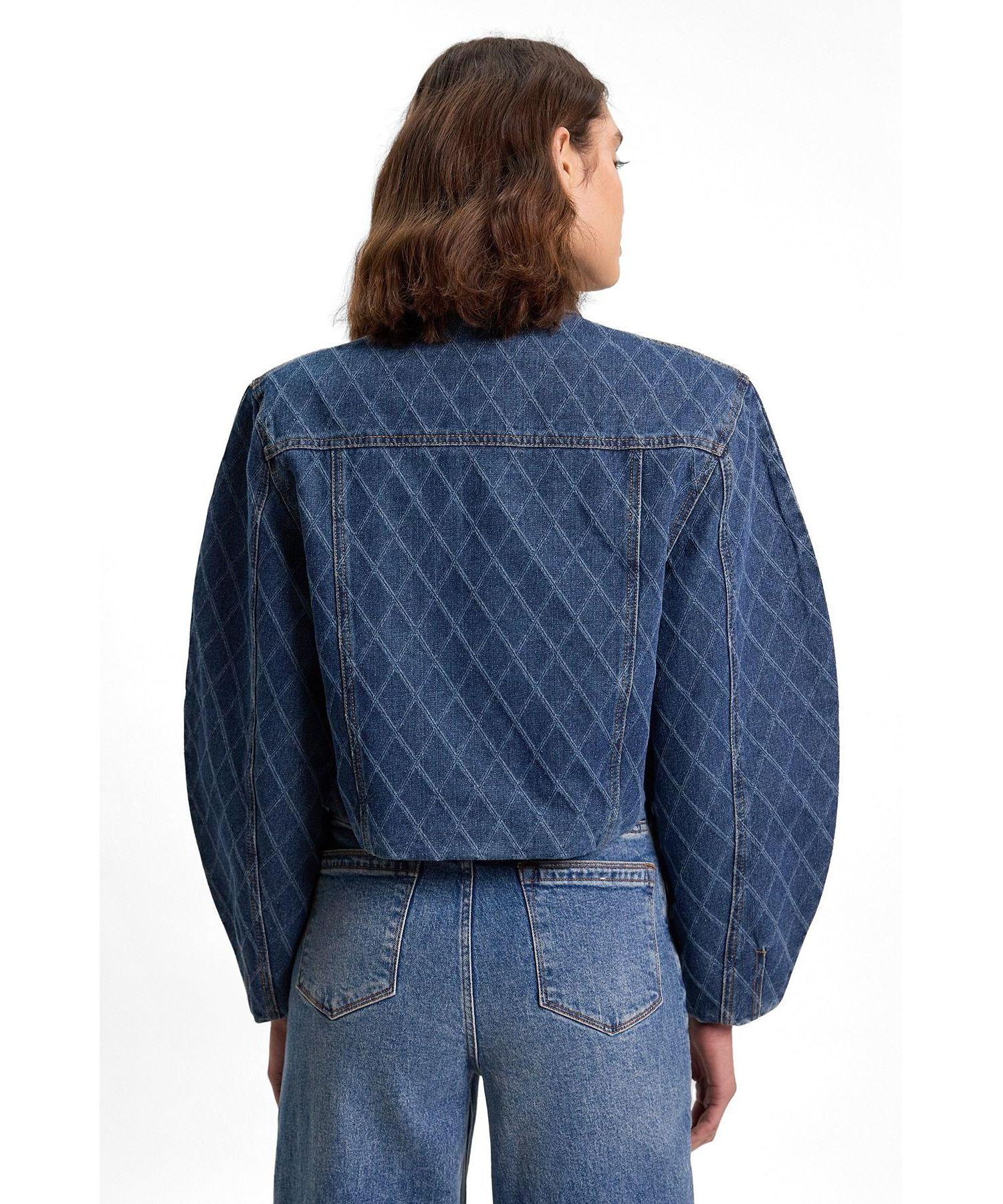 Women's Denim Balloon Jacket