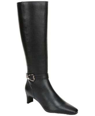 Women's Faris Zip Wide Calf Tall Snip Toe Boots