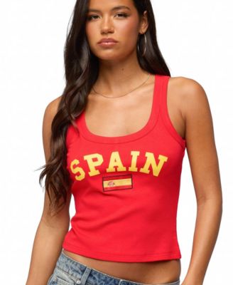 Women's Spain Ribbed Tank Top