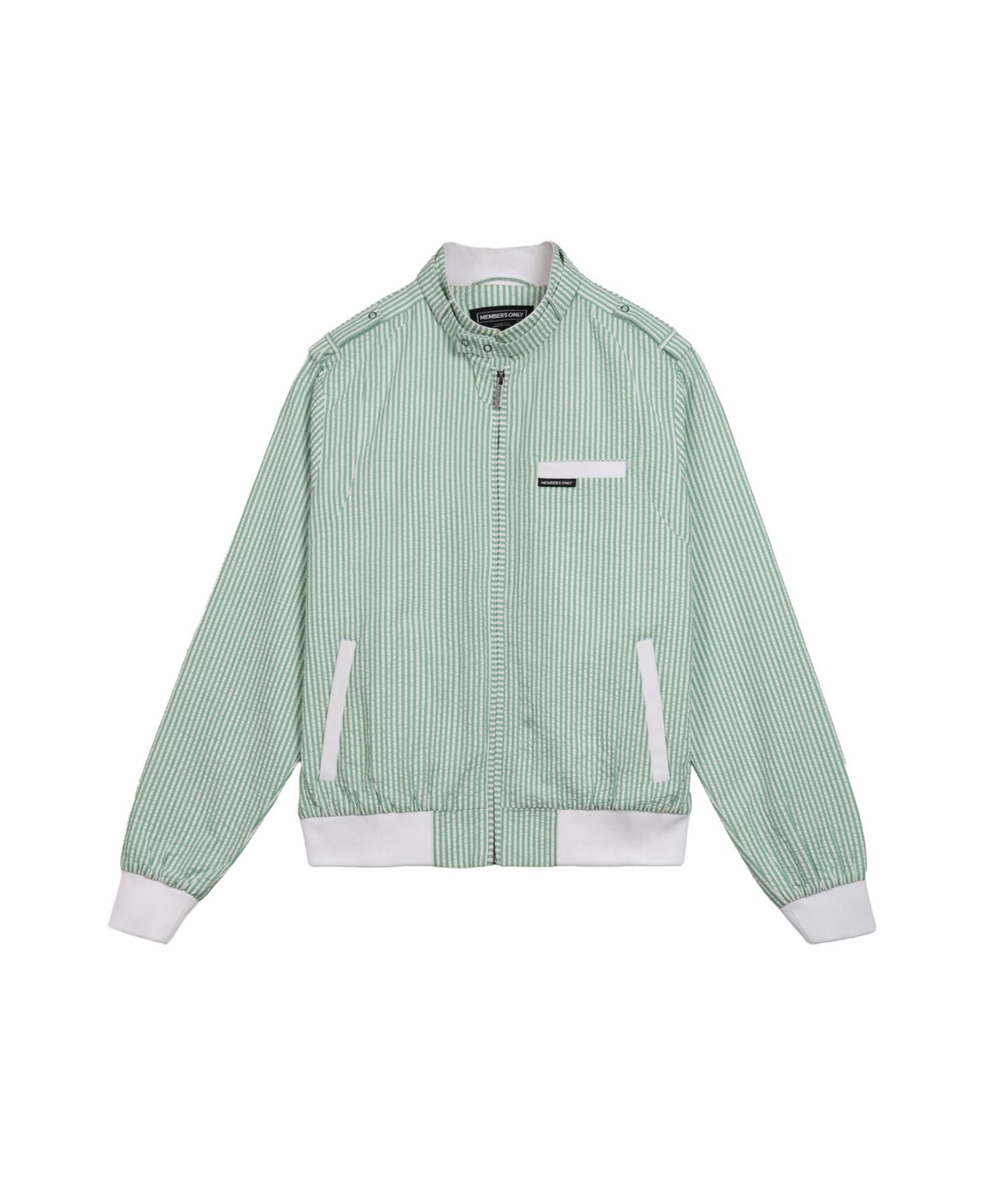 Men's Seersucker Iconic Racer Jacket
