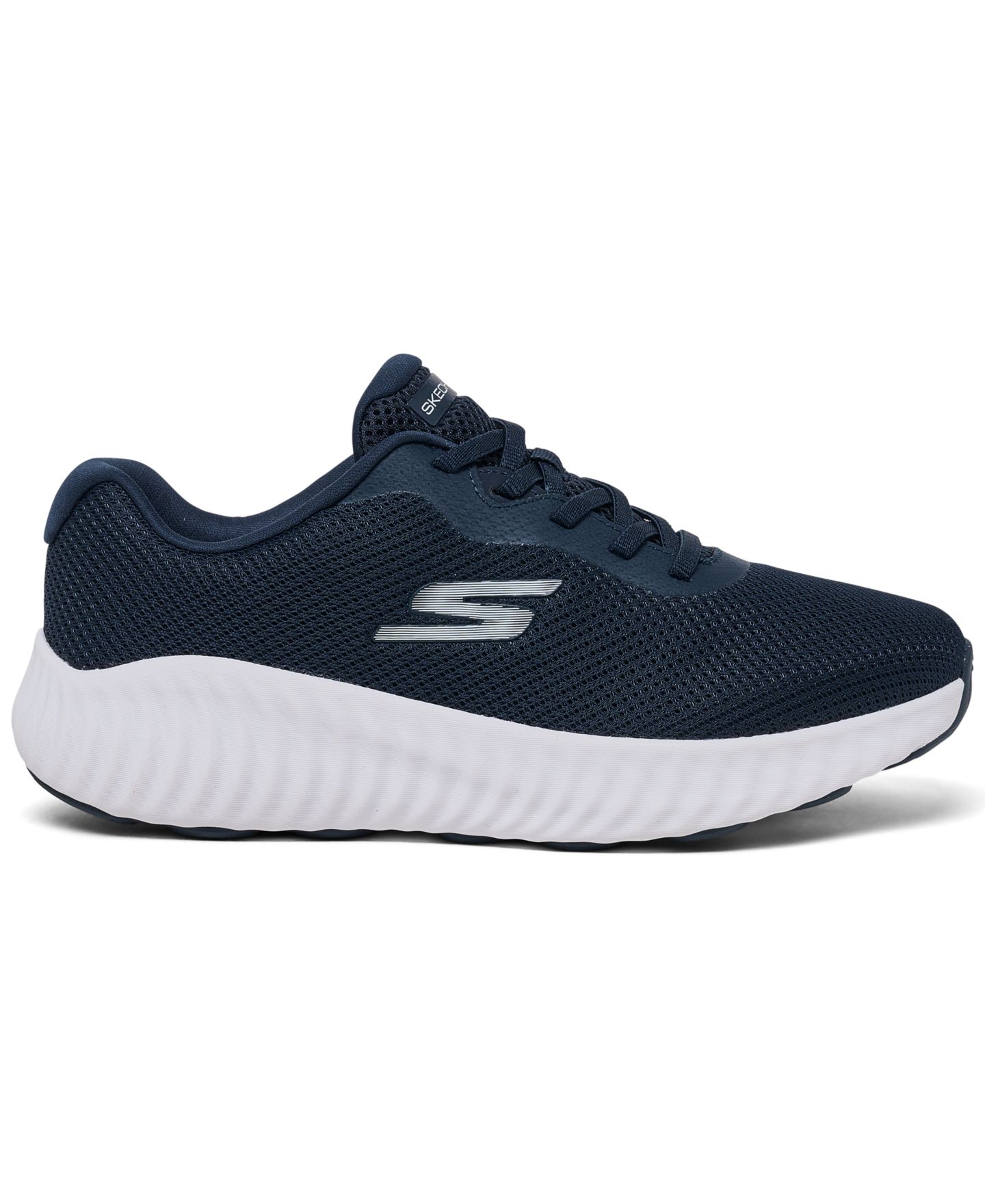 Женские кроссовки Skechers GO RUN Now - Wide Width Calumet Running, цвет: Тёмно-синий / Белый — фото 3