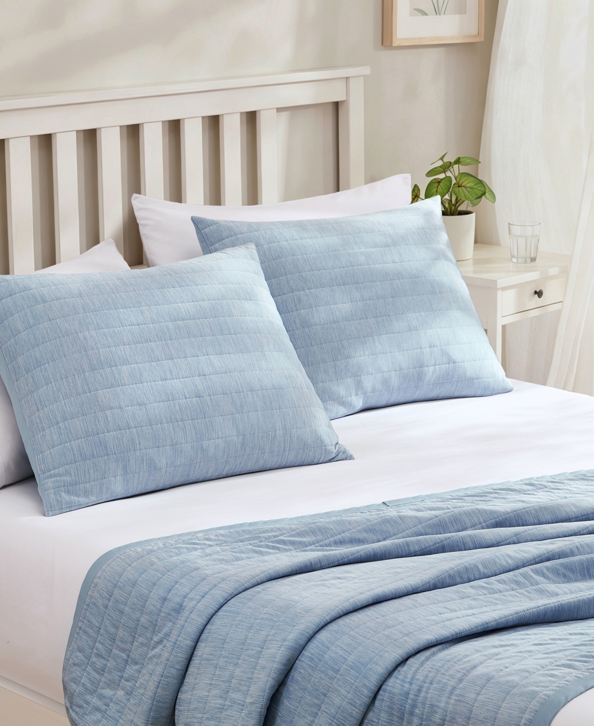 Swift Home Cooling Touch Down Alternative 2-Piece King Shams Set, 20" x 36"