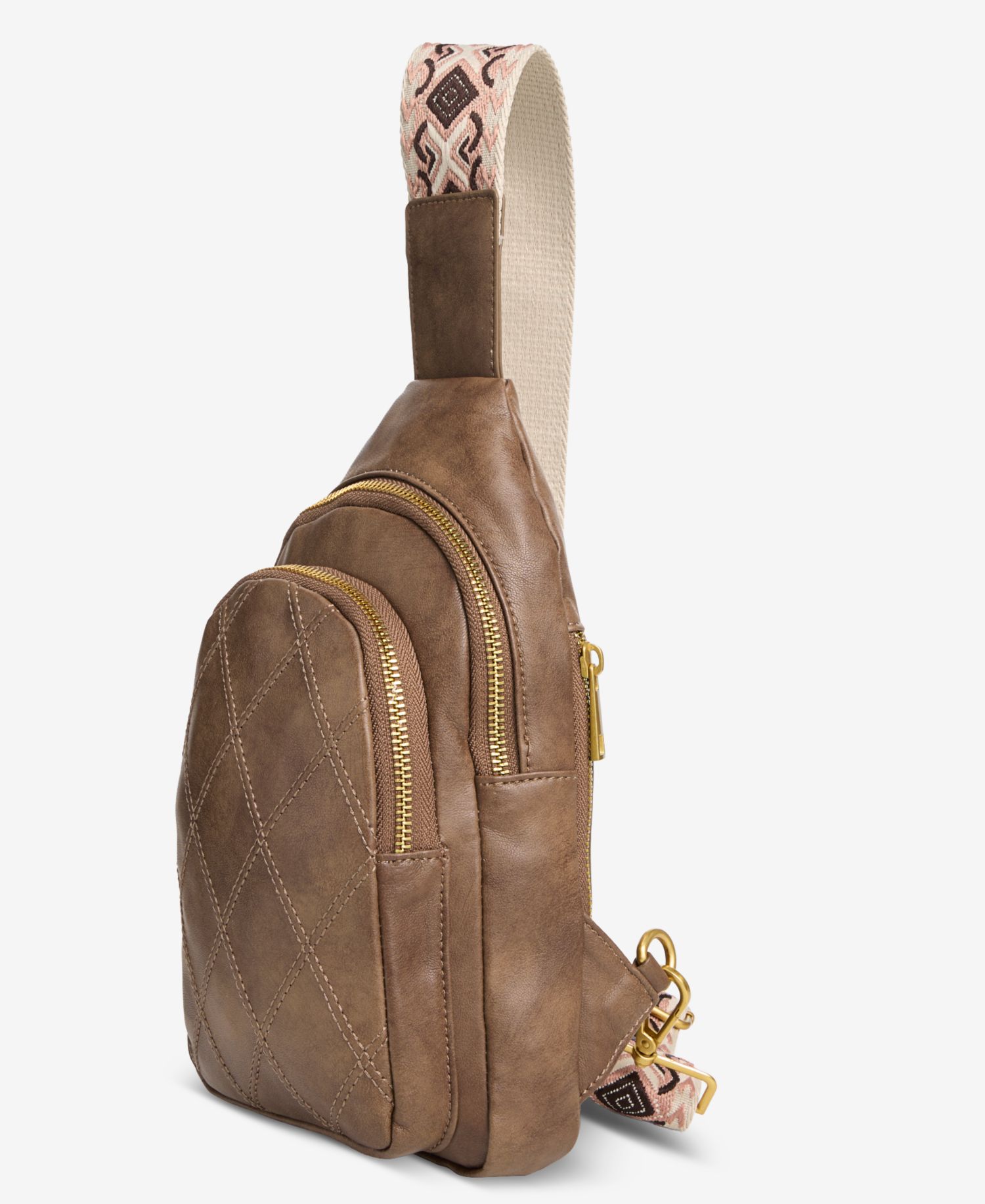 Diamond Quilted Sling Bag
