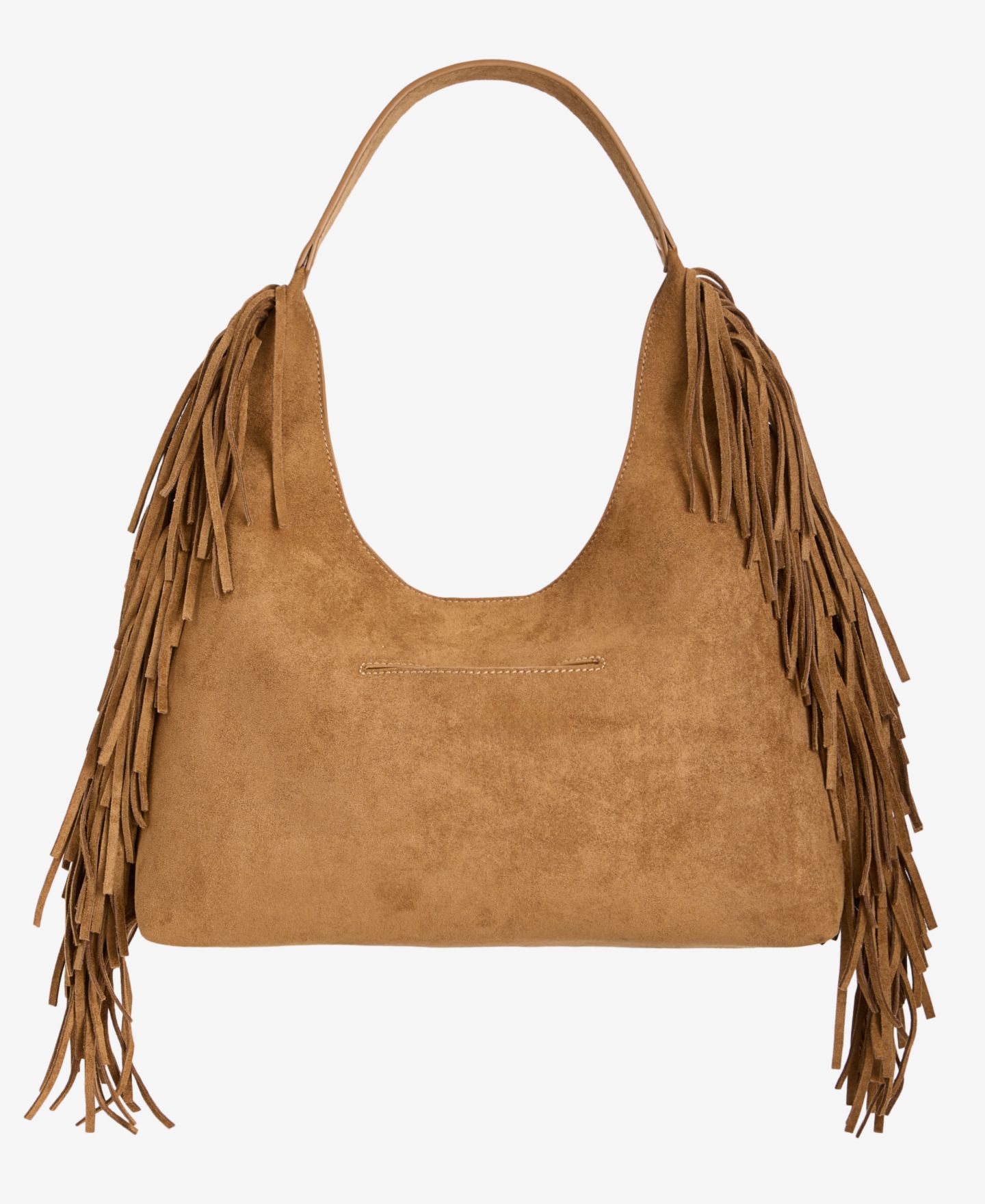 Женская сумка Style & Co Fringed Faux-Suede Hobo, цвет: Коричневый — фото 6