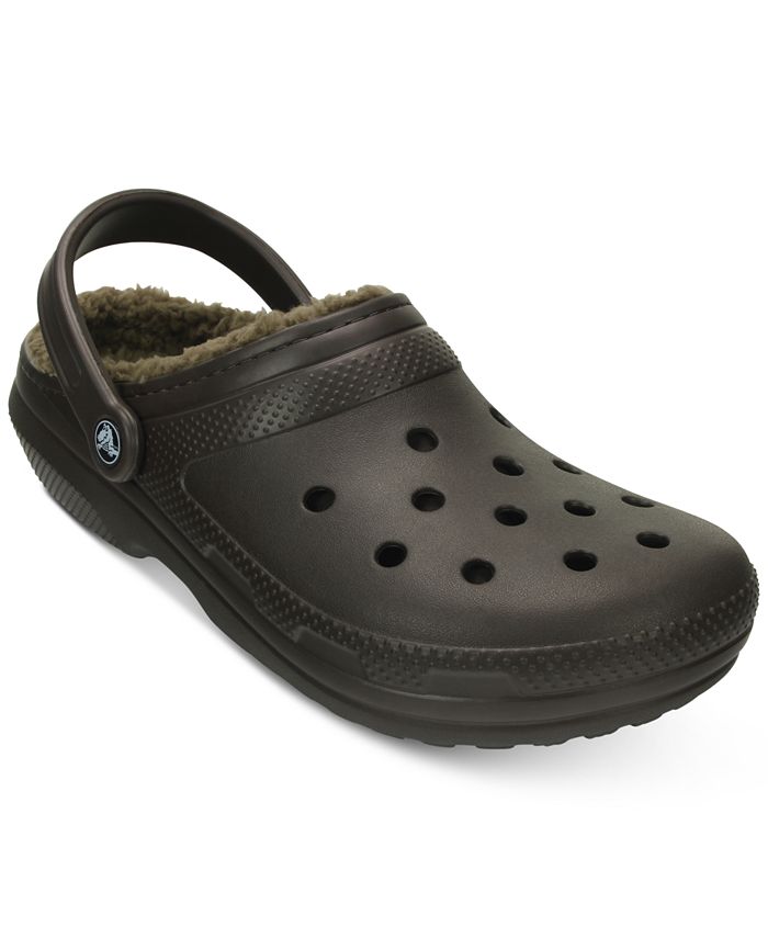 Crocs Classic Lined Clogs from Finish Line & Reviews - Mules & Slides -  Shoes - Macy's