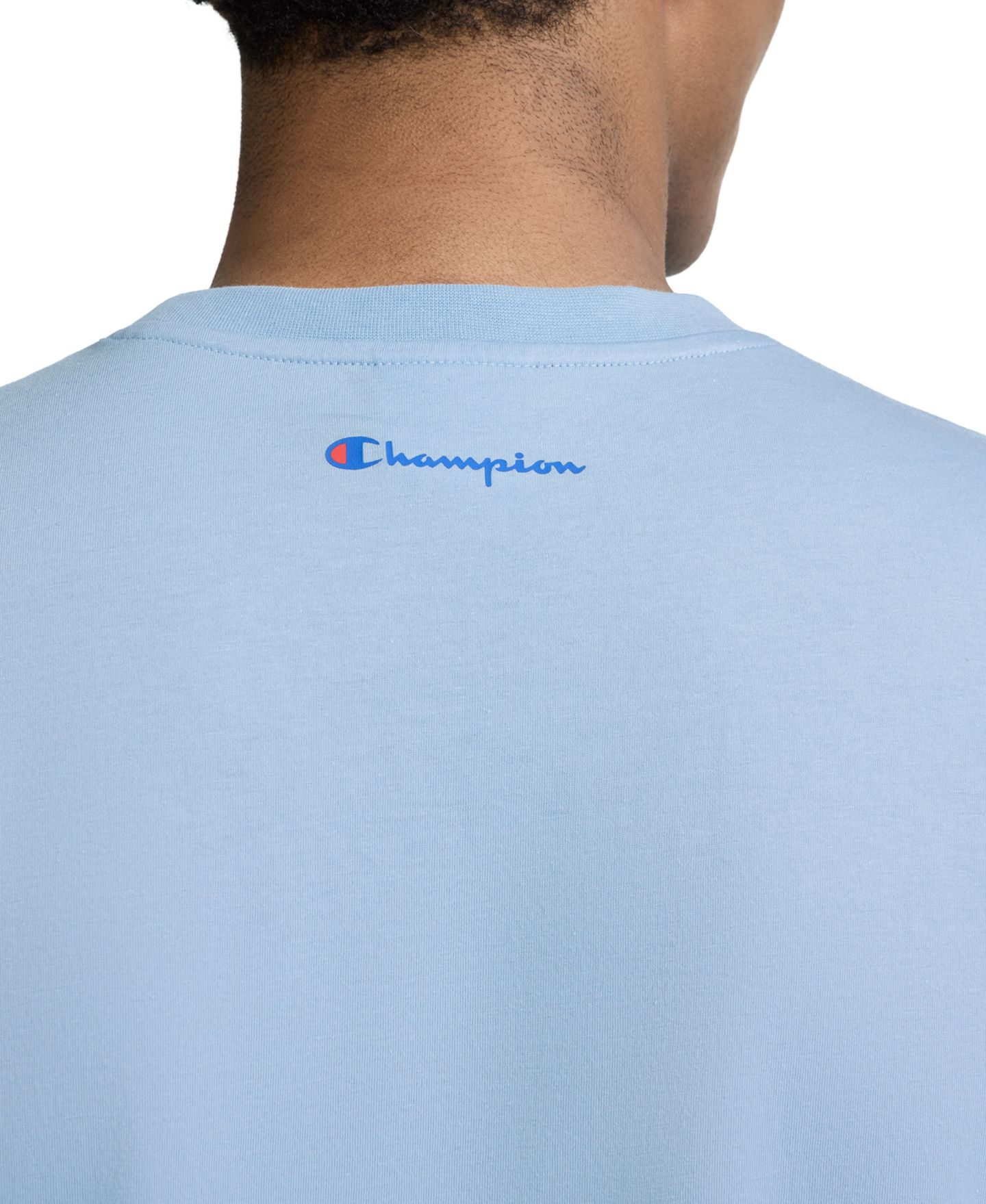 Мужская футболка Champion Graphic Muscle Crewneck, цвет: Синий, вариант 1 — фото 4