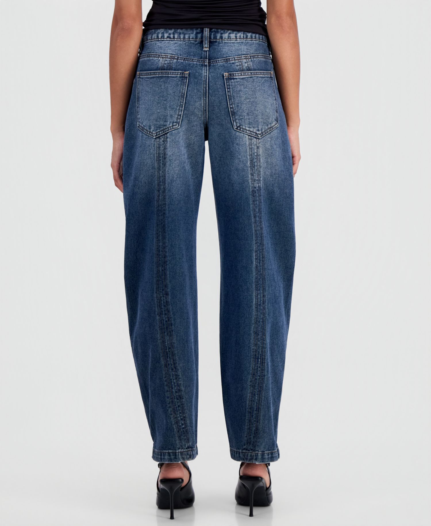 Women's High-Rise Barrel Jeans