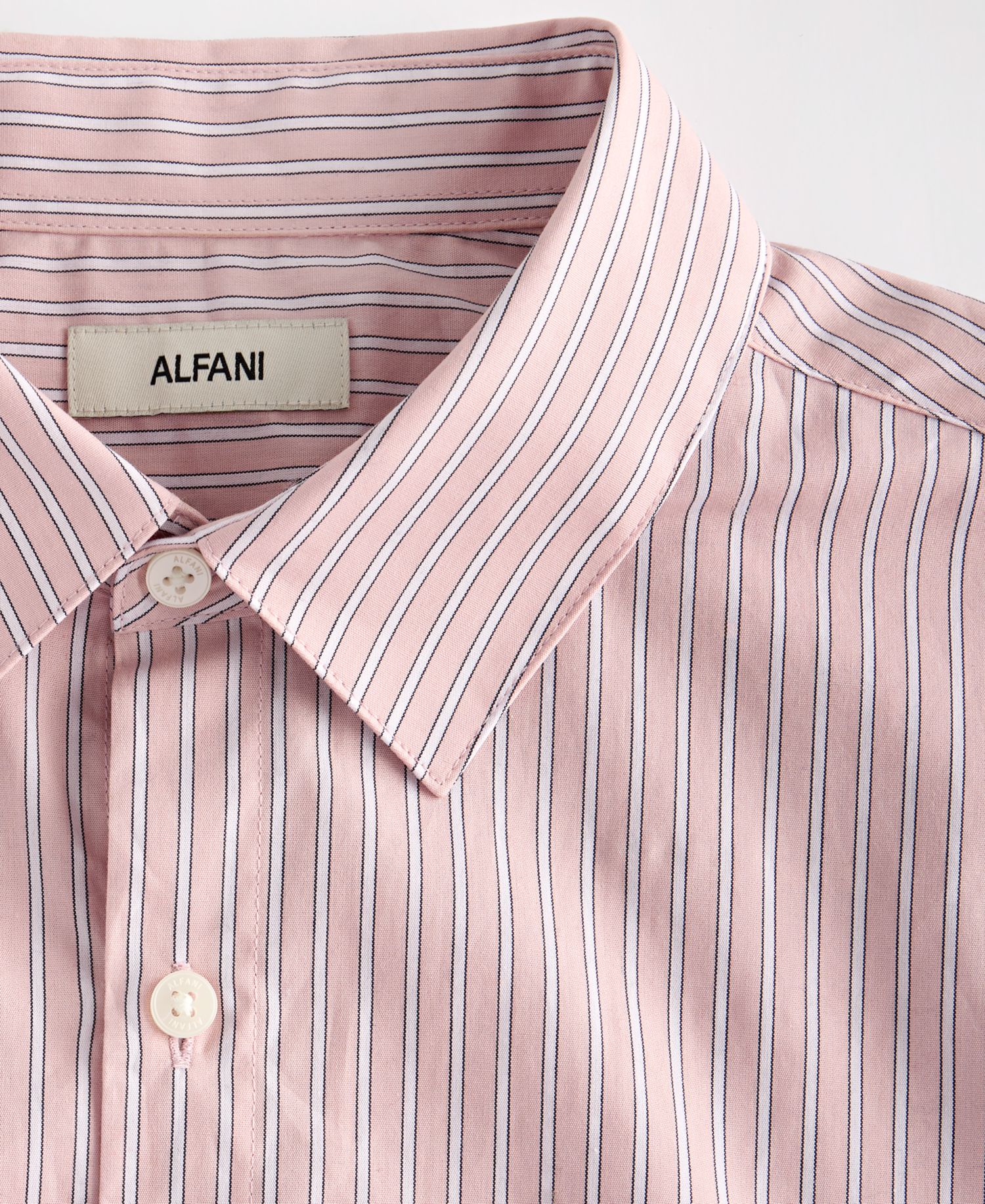 Men's Textured-Stripe Cotton Poplin Shirt, Macy's Exclusive