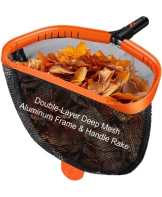 Pool Net Skimmer Double-layer Aluminum Frame Leaf Rake