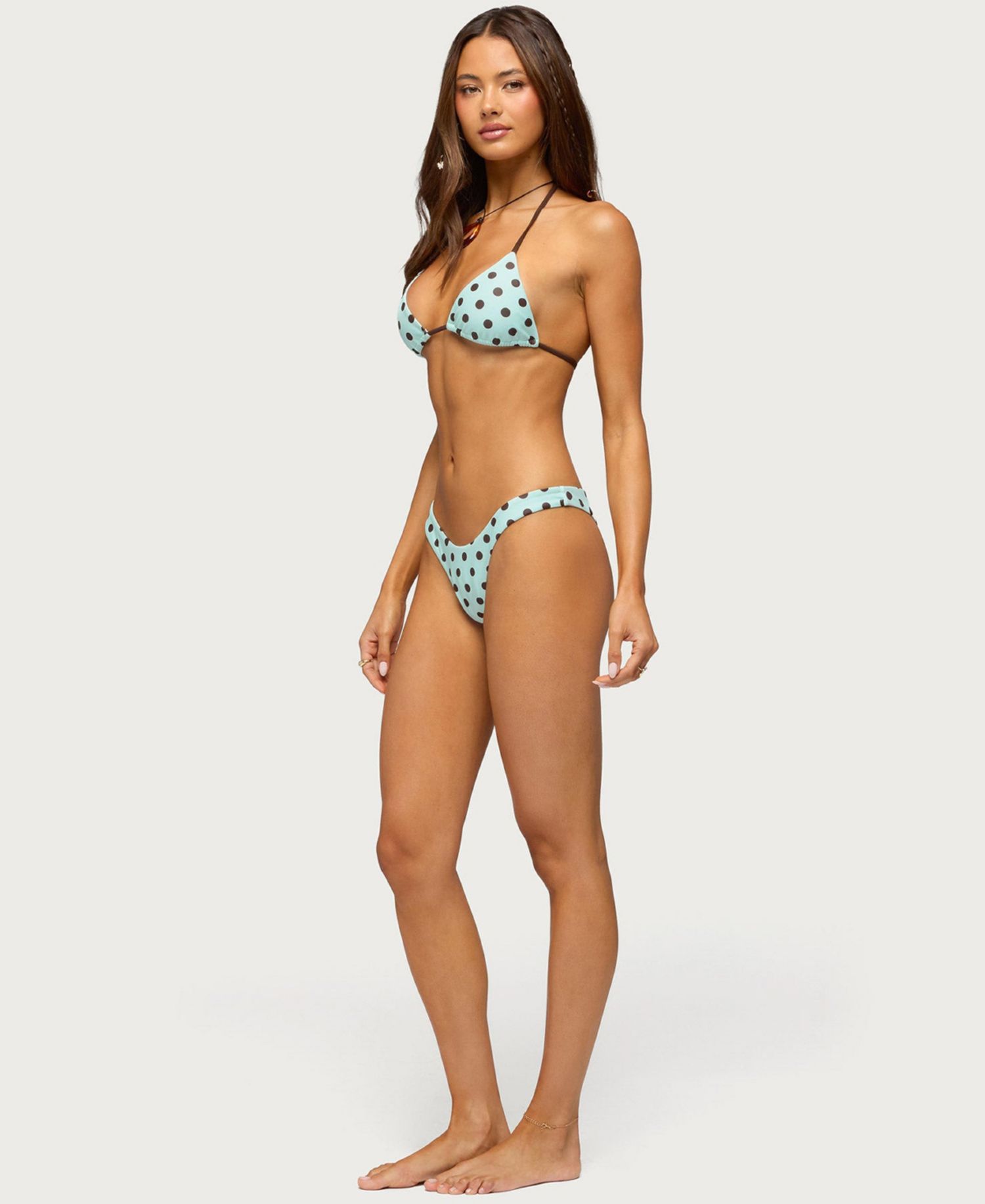 Women's Melanie Polka Dot String Bikini Bottom