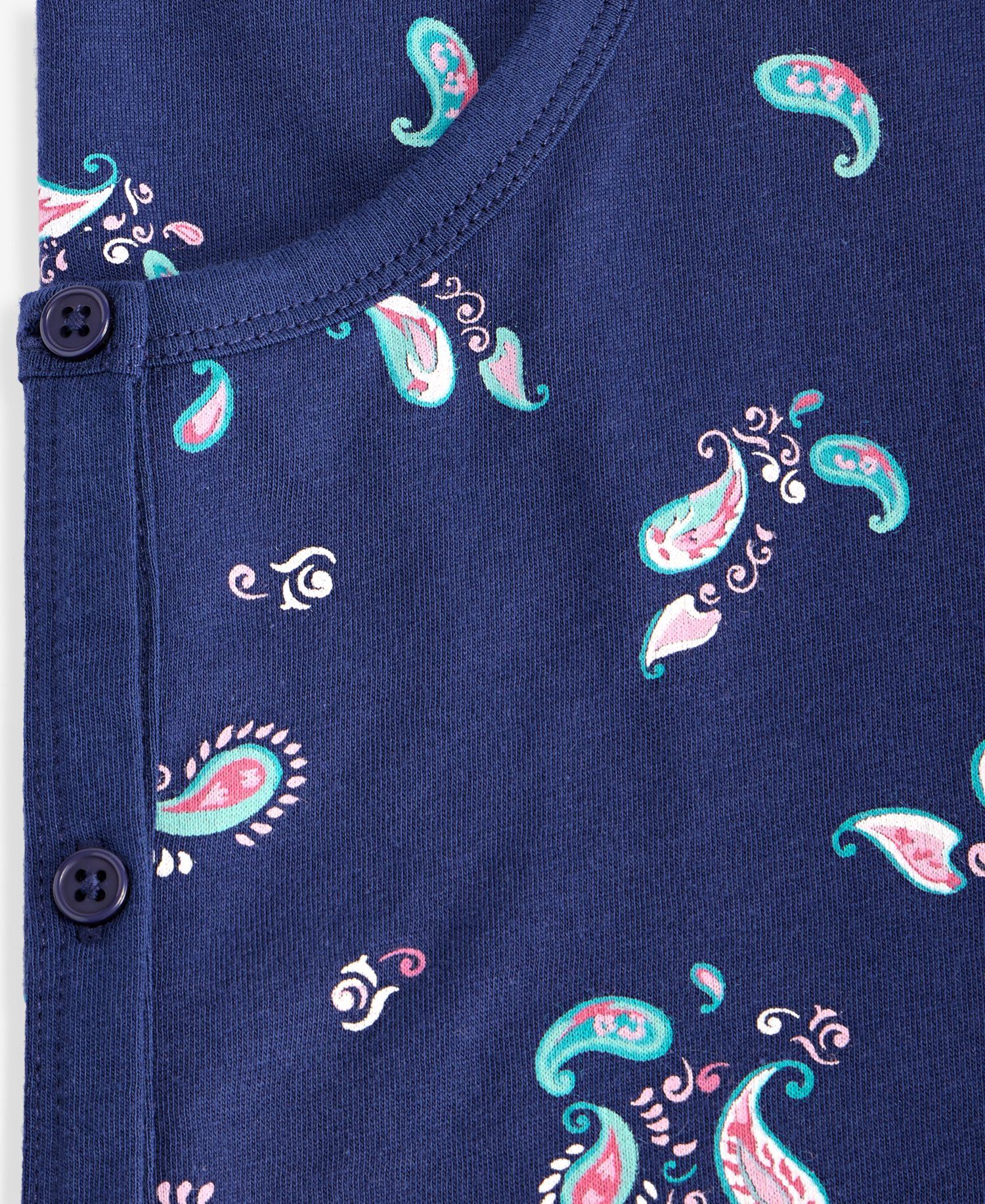Women's 2-Piece Cotton Printed Cropped Pajama set