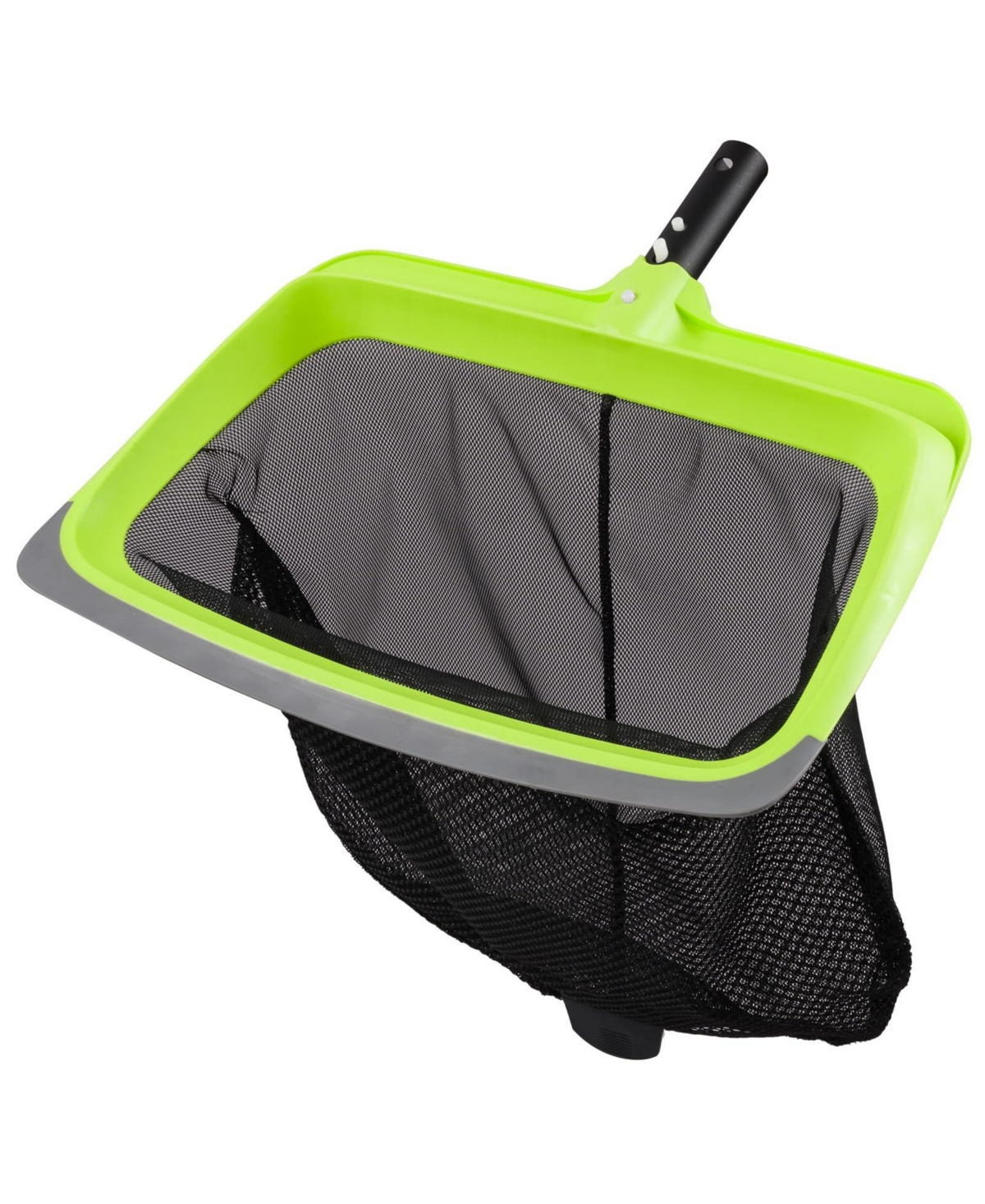 Xdovet Swimming Pool Leaf Skimmer Net Rubber Lip Reinforced Frame Double-Layer Deep Rake No Pole