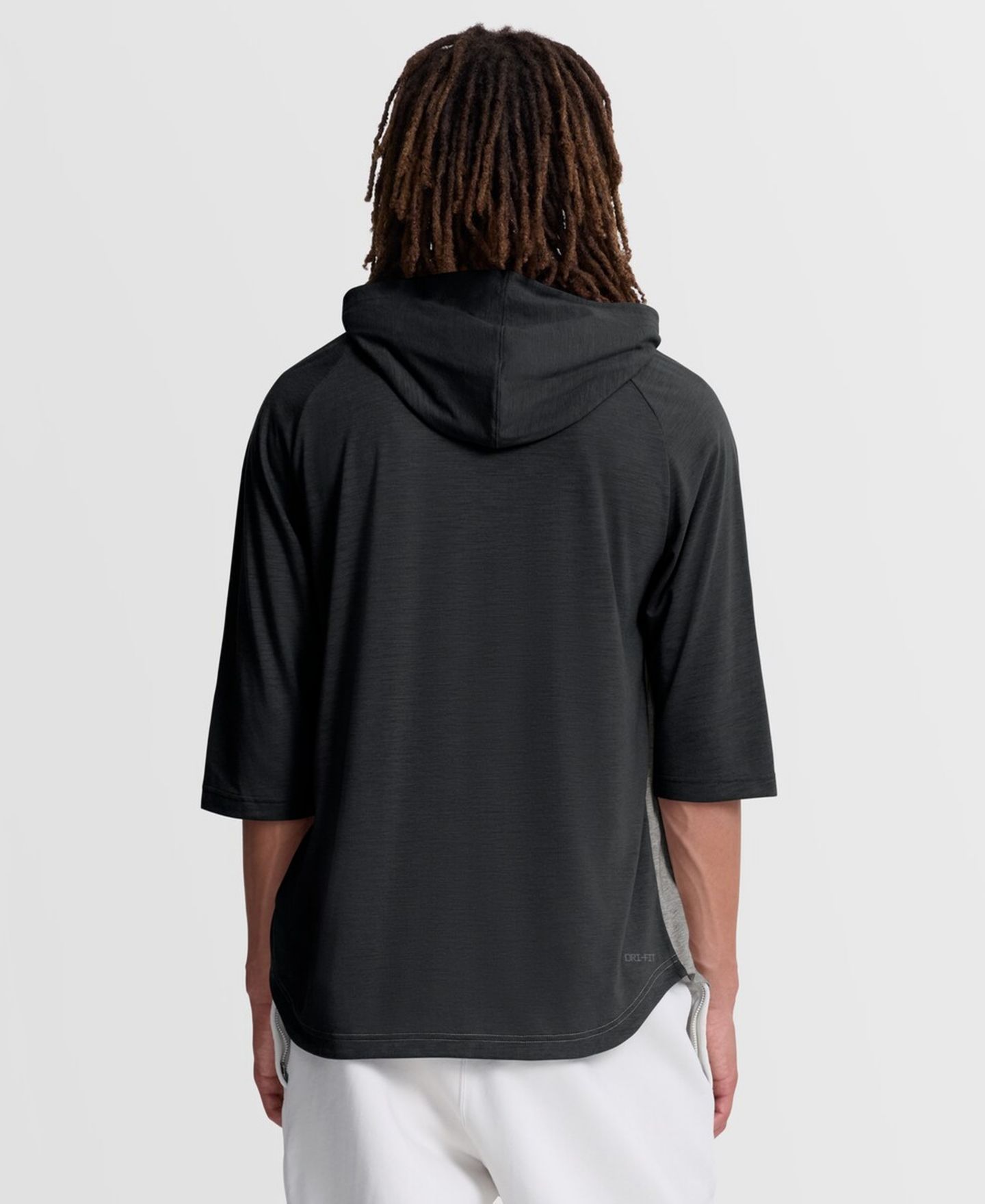 Мужская футболка Nike Black Baltimore Orioles Authentic Collection Flux Dri-FIT Raglan 3/4-Sleeve Hooded — фото 4