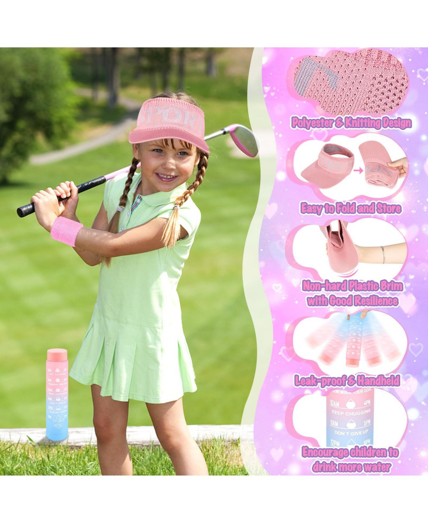 Детские игрушки GNUADZ 34-piece Play Purse Princess Handbag Wallet Makeup Gift Kids, цвет: Разноцветный — фото 2
