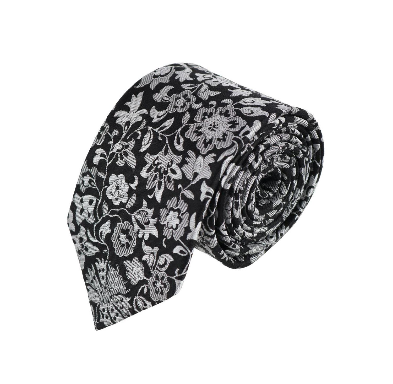 Men's Floral and Vine Business Necktie