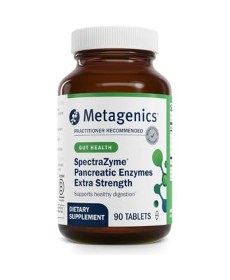 SpectraZyme - High Potency Pancreatic Enzyme Supplement - Supports Digestion of Proteins, Fats and Carbohydrates - 90 Capsules
