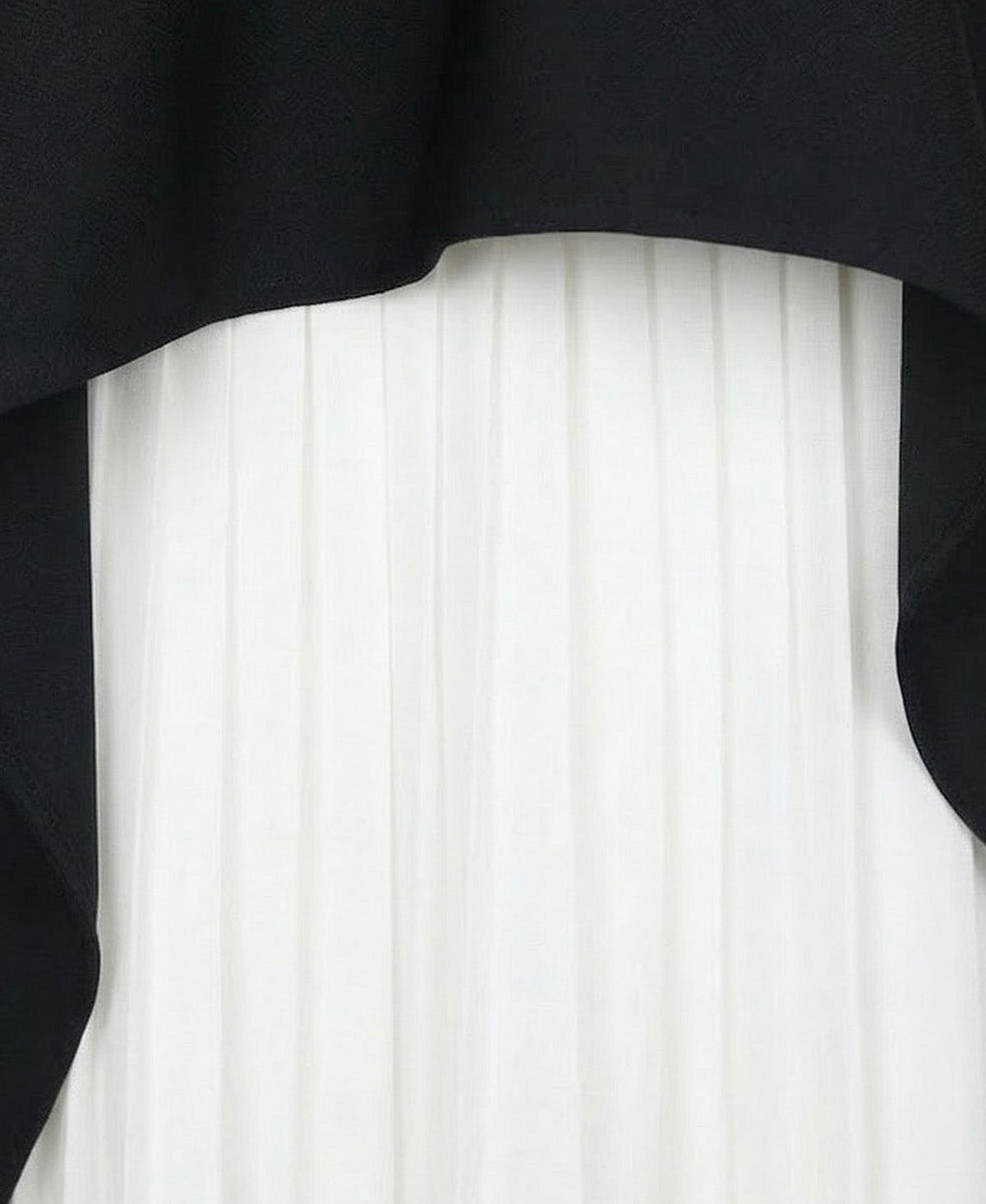 Modenaire Women's Halter-Neck Asymmetric Layered Pleated Midi Dress view 8 — MAYCSS fashion products