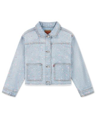 Toddler Girls' 2T-4T Fashion Trucker Long-Sleeve Jacket