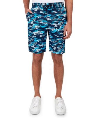 Men's Regular Fit Camo Drawstring Shorts