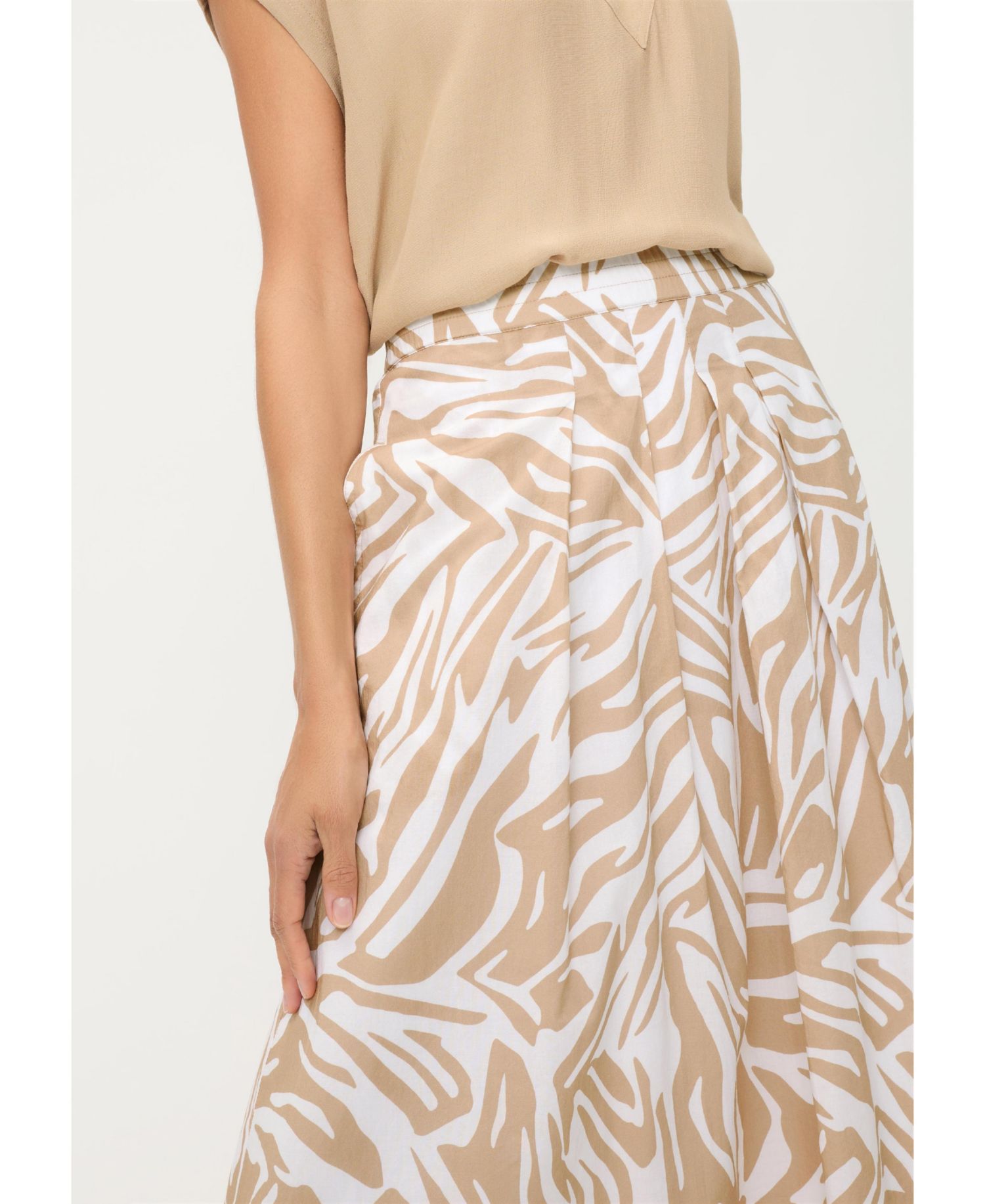 Women's Neo Zebra A-Line Skirt