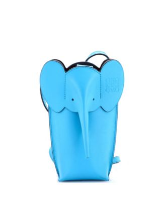 Elephant Pocket Crossbody Bag Leather