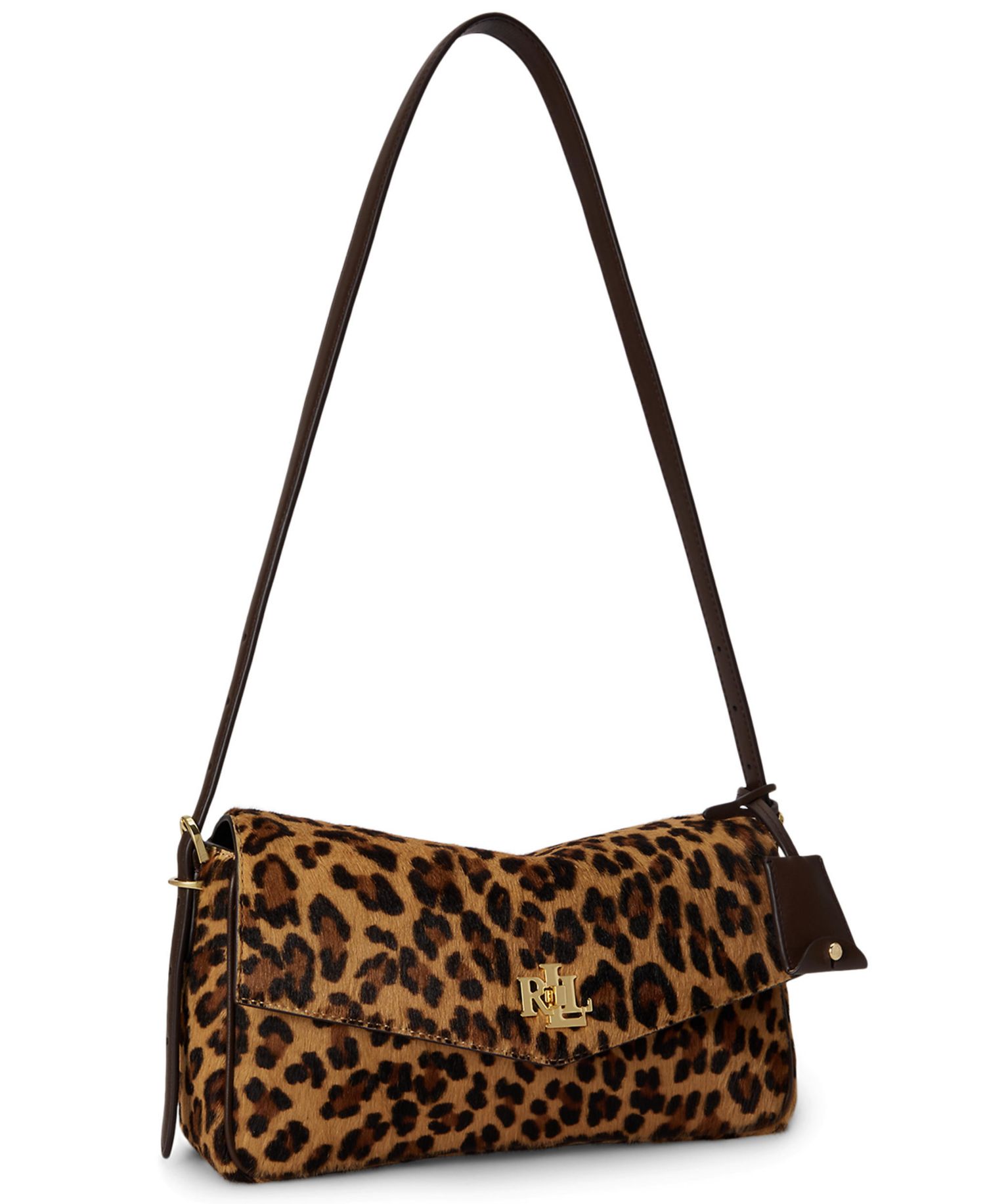 Farrah Leopard Print Small Shoulder Bag