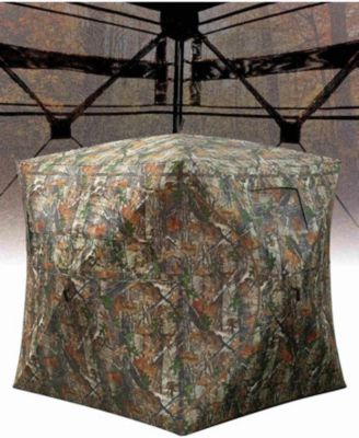 Hunting Blind, 2-3 People Hunting Tent, 58" 58" 66" H with 270degree(s) See Through Windows and Silent Magnetic Door