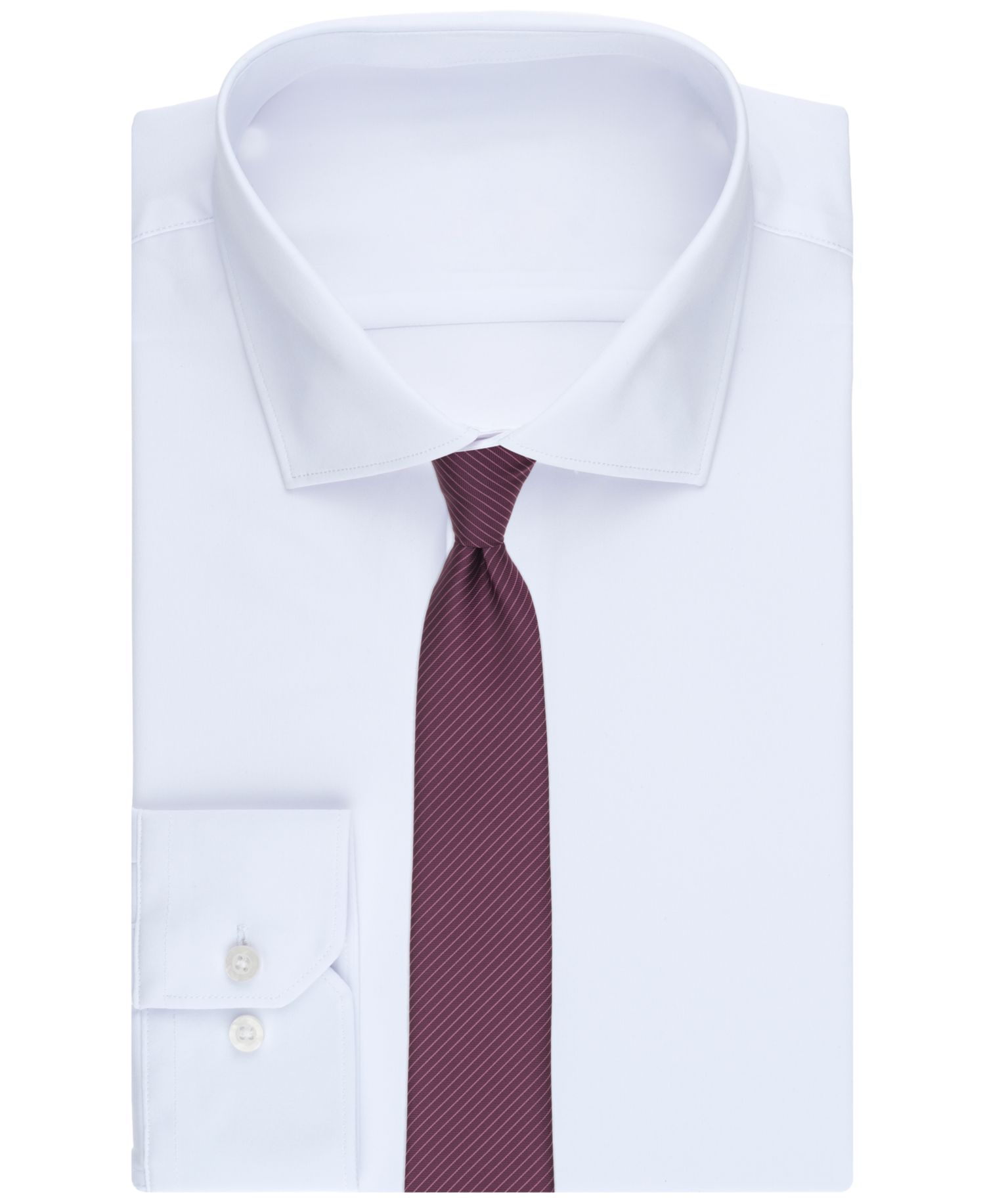 Men's Aero Fine Line Stripe Slim Silk Tie
