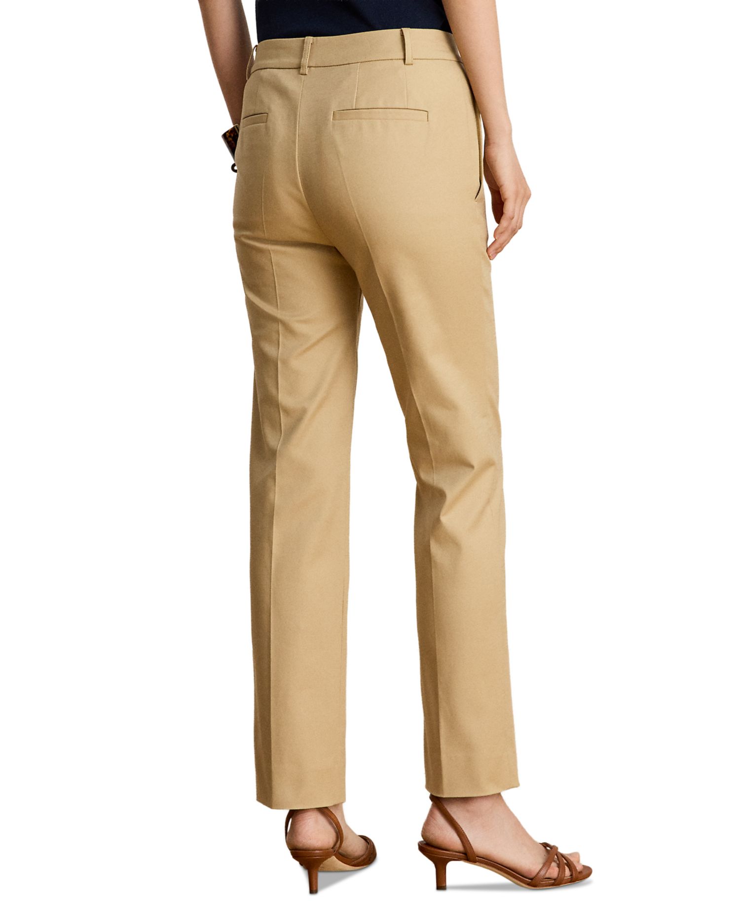 Petite High-Rise Slim Ankle Pants