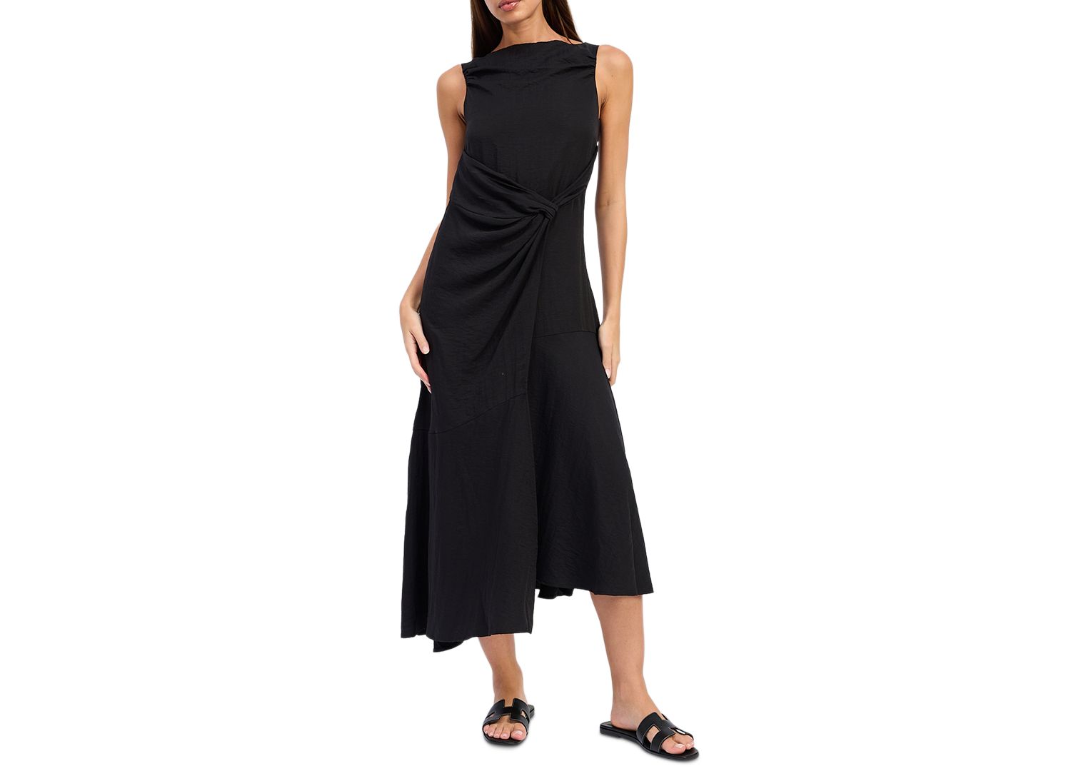 Women's Cara Sleeveless Asymmetric Midi Dress