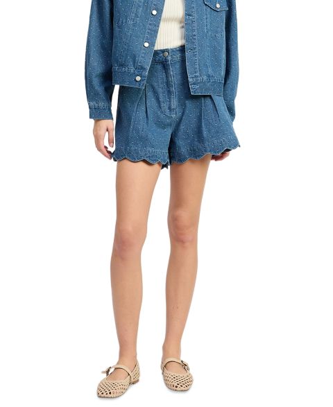 Женские шорты En Saison Heidi Denim Shorts, цвет: Средняя варка джинсовый