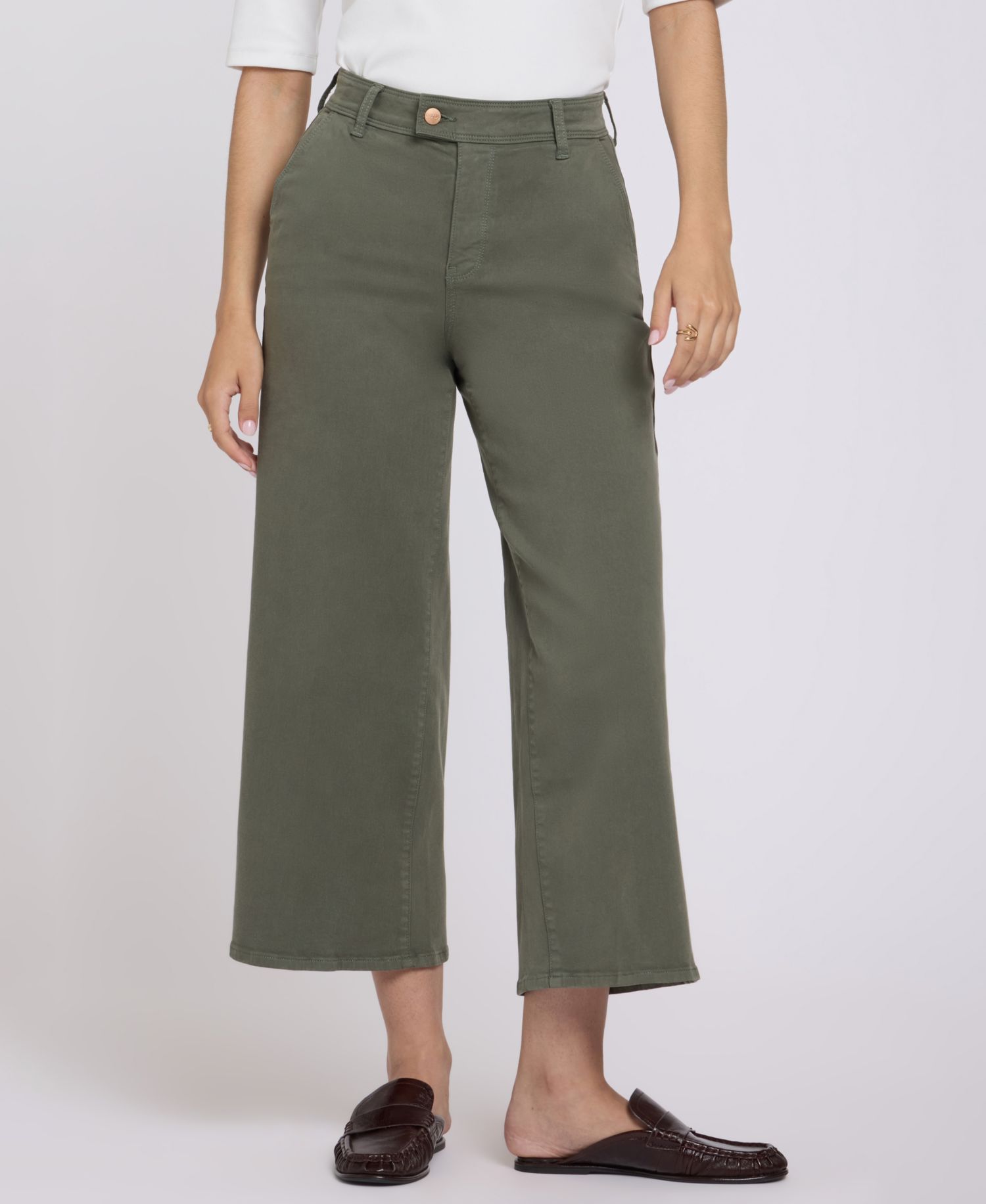 Women's Mona Wide-Leg Trouser Ankle Jeans