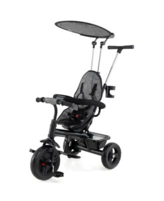Foldable 7-in-1 Baby Tricycle Stroller with Adjustable Canopy