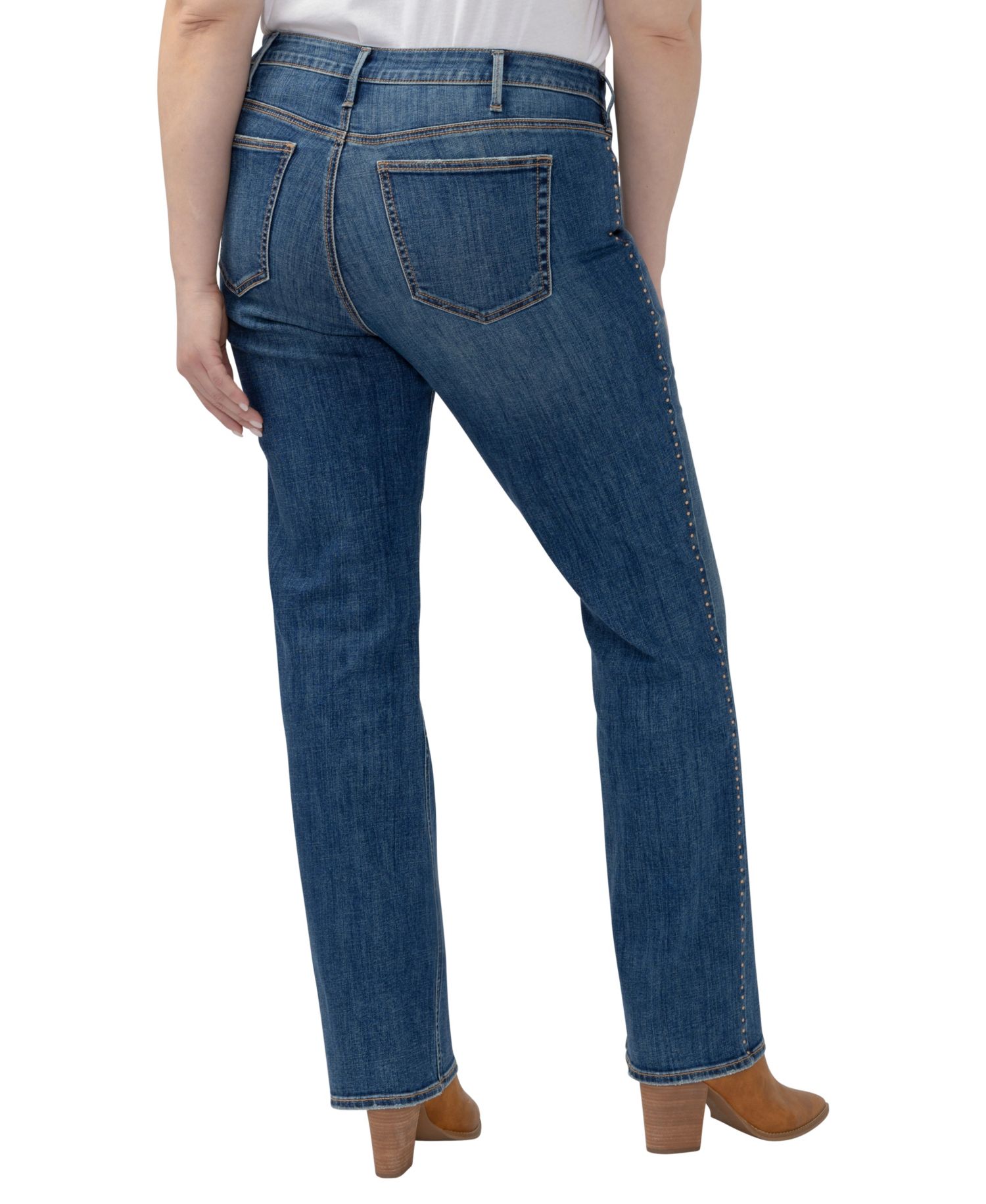 Plus Size Suki Mid-Rise Curvy Bootcut Jeans