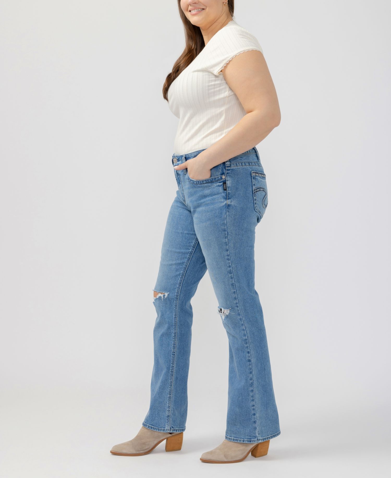 Plus Size Suki Mid-Rise Jeans