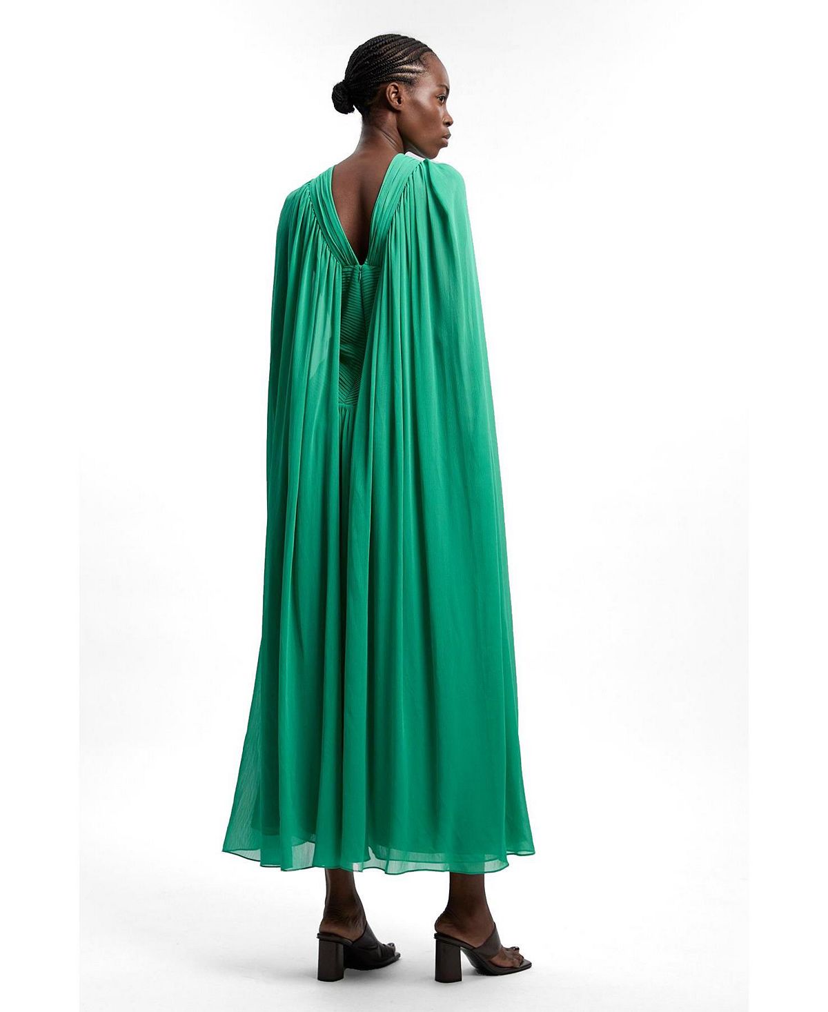 Karen Millen Women's Halter Cape Maxi Dress view 3 — MAYCSS fashion products