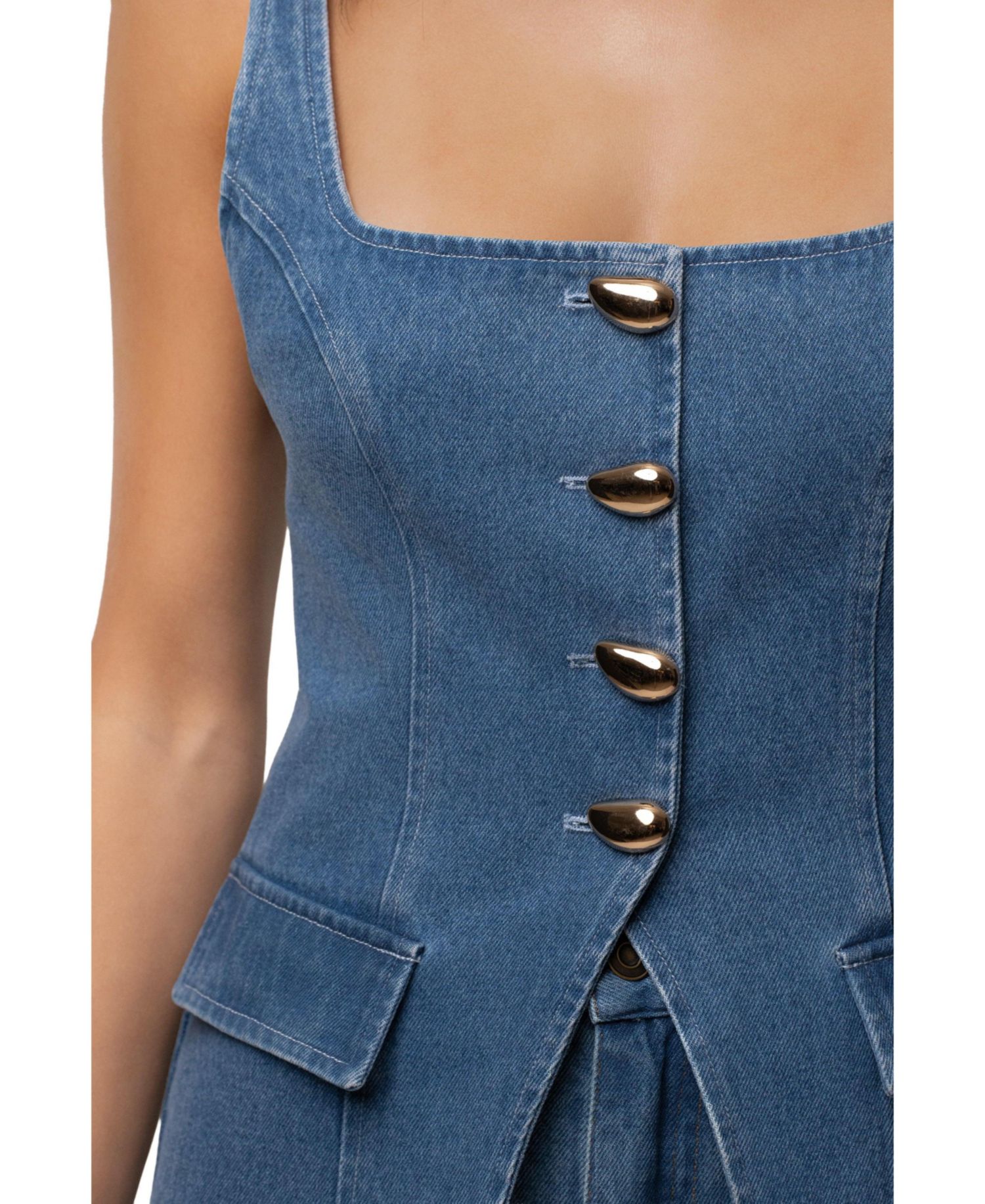 Women's Step Forward Denim Top