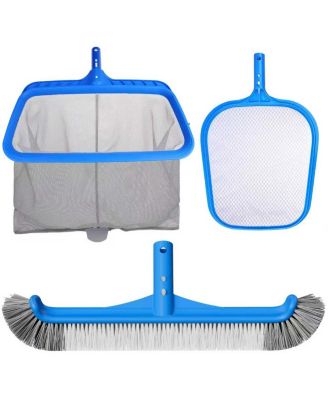 Pool Cleaning Kit Net Brush Skimmer Set