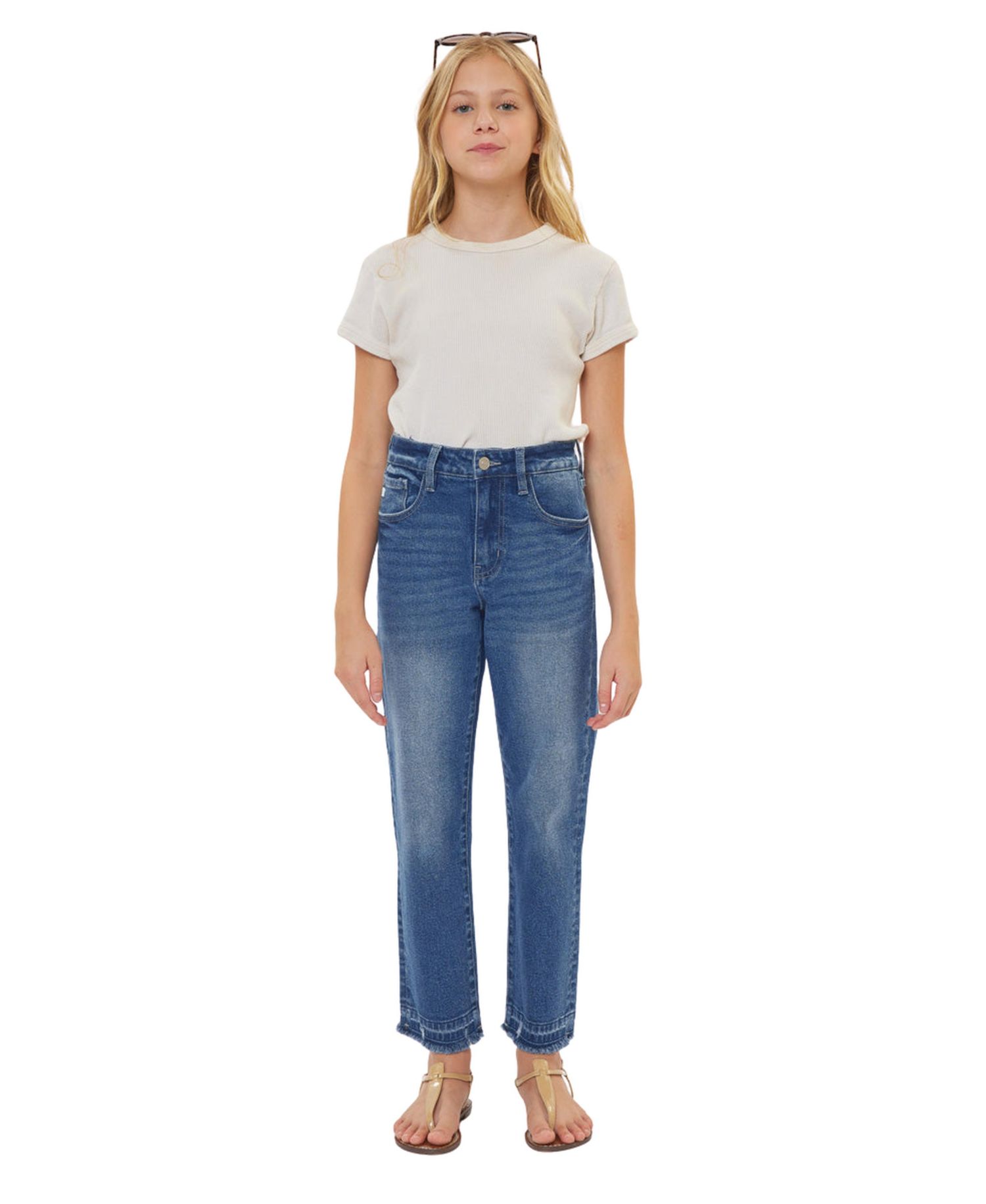Big Girls Royal High Rise Straight Jeans