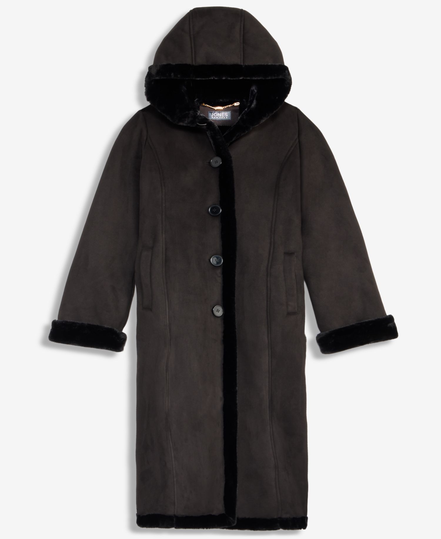 Women's Maxi Faux Shearling Coat