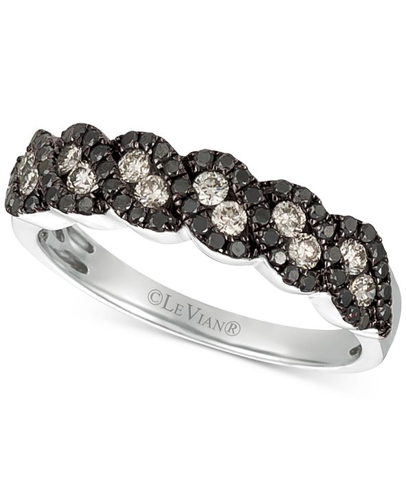 Le Vian Red Carpet® Diamond Twist Ring (5/8 ct. t.w.) in 14k White Gold & Reviews Rings