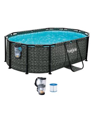 9'10" Oasis Designer Oval Above Ground Pool w/ Pump